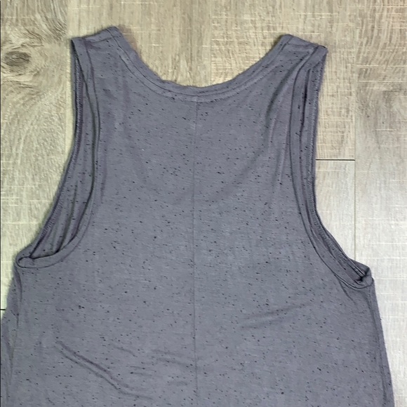 Express Gray Scoop Neck Tank Top Small - Picture 6 of 8